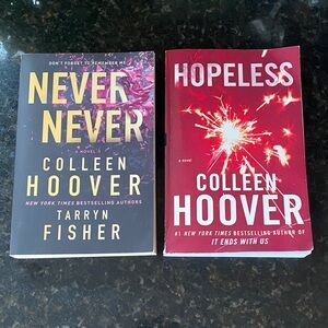 Colleen Hoover Book Set - Never Never & Hopeless